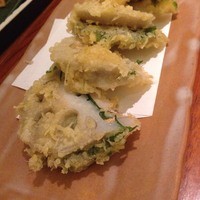 茶茶 このか - れんこんはさみ揚げ　￥680