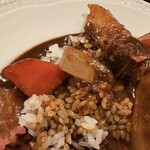 ロイヤルホスト - カシミールカレールーをかけ、さて実食