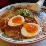 ラーメン魁力屋 - 京都背脂醤油味玉ラーメン