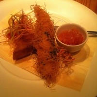 NOBU TOKYO - 海老のカダイフ、ソフトシェルの春巻き