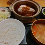 とんかつ･ハンバーグ専門店 やま忠 - 煮込みハンバーグ定食　2112円