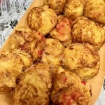 あほや - 料理写真:素焼き+塩@900円 やはりちょい中が固めかなぁと思ったけど、持ち帰って食べるまでの時間が長いんだろうなぁ。賞味期限は1、2分ですね!