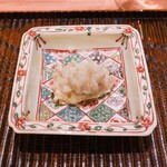 料理屋 みや﨑 - 鰆の藁焼き、大根おろし、うるいとせり