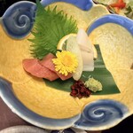 日本料理 松江 和らく - お造り2種♫