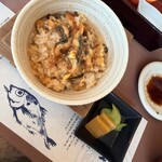 日本料理 松江 和らく - 最後はだし汁をかけて〆♫