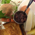 あんじゅ - デニッシュパンに餡子