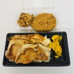 wo-29 Butchers - 国産豚ロース生姜焼重/河内手作り和牛コロッケ/唐揚げ　2026/1/14