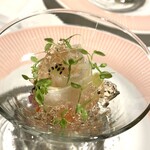 Bistro cafe eS - 青い森紅サーモンのタルタル　ある日の前菜