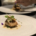 Bistro cafe eS - マダイのポワレヴァンブランソース　お魚料理の一皿