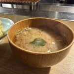 挽肉と米 - お味噌汁