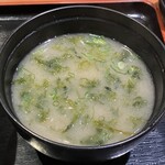 炎の舞 らくい - 味噌汁