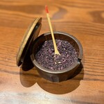 炭火焼食堂 こがね屋 - この紫蘇のふりかけがおいしいんです♪