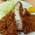 とんかつ山家 - トンカツ断面