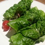 割鮮 吉在門 - A5黒毛和牛ロースの焼きしゃぶ 野菜包み