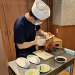 北京ダック専門店・北京烤鴨店 - 名物の北京ダック
