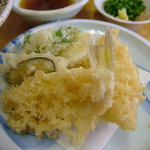 玉藻うどん - ふぐ天４００円