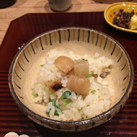 小猿 - 貝柱と大根の炊き込みごはん