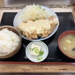 定食・中華そば 万ぷく食堂 - チキン南蛮定食