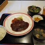 ダイニングバー和 - A5和牛のハンバーグ定食