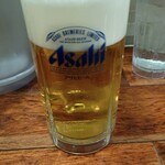 麺屋 空海 - 生ビール(中)　450円
