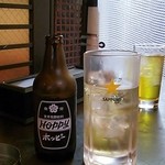 関内もつ肉店 - 2015年1月：寒さに負けずホッピー