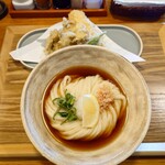 自家製うどん さんたく - 鯛ちくわとまいたけ天ぶっかけ(冷)