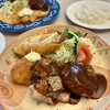 キッチンたきがわ - ◉ ４セット　1,750円
　ハンバーグ、海老フライ、チキンソテー、
　海老クリームコロッケ、サラダ、ご飯