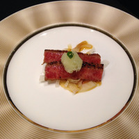 仙台牛焼肉 花牛 - 炙り仙台牛のみぞれあえ