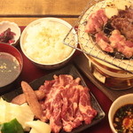 北海道产萨福克炭烤午餐套餐