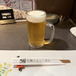 牡蠣ひよっこ商店 - 生ビール