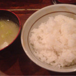 壱庵　 - ご飯と、味噌汁