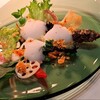 Restaurant Bellustar - 【前菜3】
                グリーンアスパラガス　白魚　桜海老　コブミカン