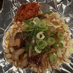 法善寺 三平 - 特製ホルモン焼き　ビールに合う