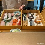 すし源 - ネタ箱 御開帳