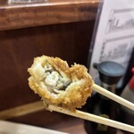 大衆食堂 さんさん亭 - カキフライ断層