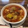 東魁楼 上海麻辣湯 - 上海麻辣湯（６丁目、海老しんじょう、牛スジ、煮たまご、フクロダケ、キャベツ）