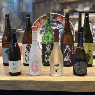 日本酒は充実の品揃え！幅広いドリンクメニューをご用意