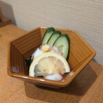 大漁酒場 魚樽本店 - 蛸の土佐酢かけ