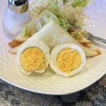 ギオン - モーニング サンドセット・ゆで玉子