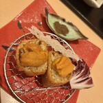 函館海膽 Murakami 日本生命札幌大樓店 - 生海膽覆蓋的海膽燉飯可樂餅