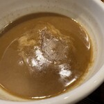 長男、もんたいちお - つけ汁