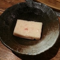 味とく家 - クリームチーズの豆腐→付きだし