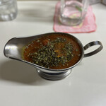 かれーの店 うどん  - 季節のスープカレー、スパイシーひき肉、チーズ、焼トマト、生姜豚（限定）