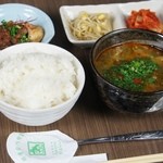 Yakiniku Horumon Gyuute Ru Ryourianiki - ランチ「あにきスープ定食」