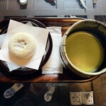 茶房 ぎゃらりー かさの家 - 抹茶セット（アップ１）