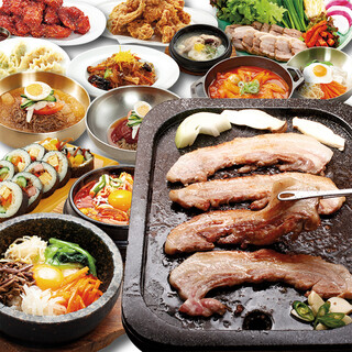 焼肉も食べ放題で満喫