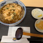 天丼てんや - 料理写真:桜海老かき揚げそば(温)