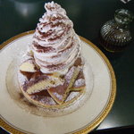 三愛 - モンブランシャンティのホットケーキ