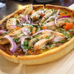 エール ビアアンドピッツァ - バジルのピザ