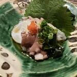 なゝ樹 - 水たこのポン酢掛け
